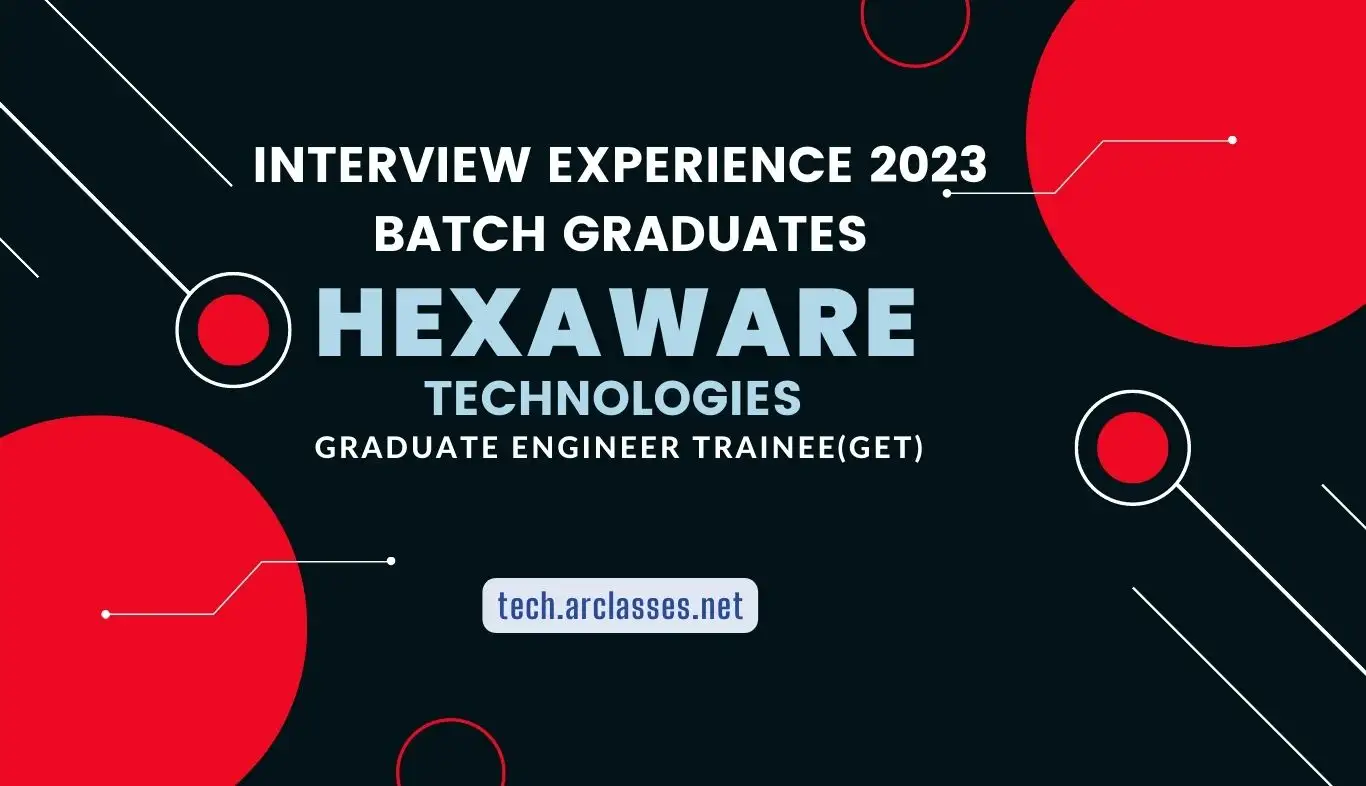 Hexaware Technologies on-campus hiring (Role: Graduate Engineer Trainee)