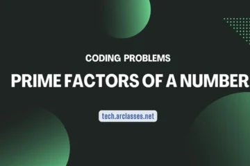 Prime factors of a number
