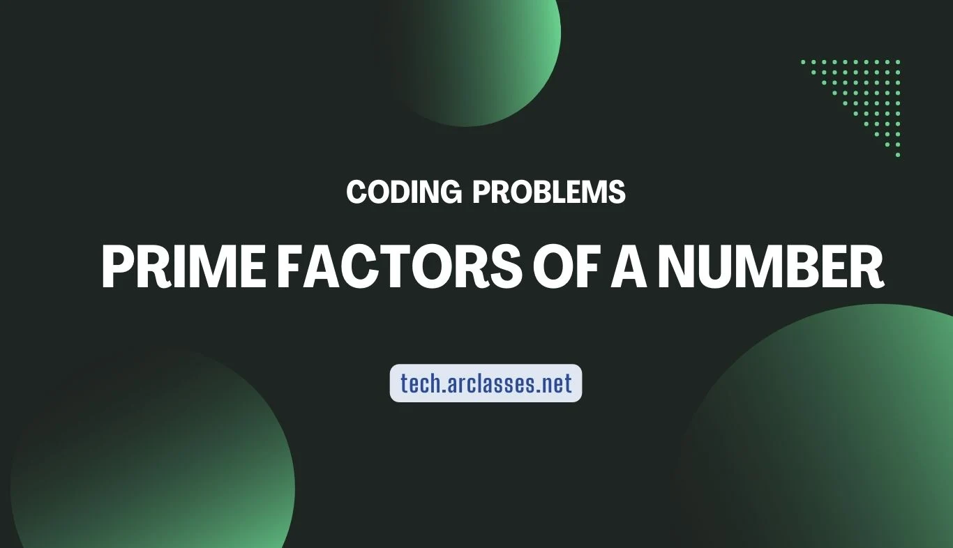Prime factors of a number