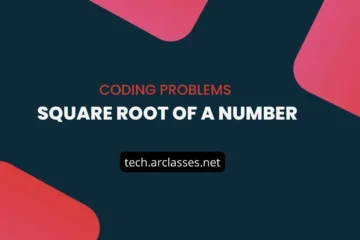 Square root of a number